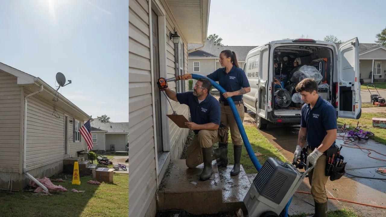 Ceiling Water Damage Restoration in Joppa, IL near me